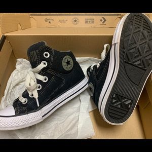 Kids Converse High Tops Black
